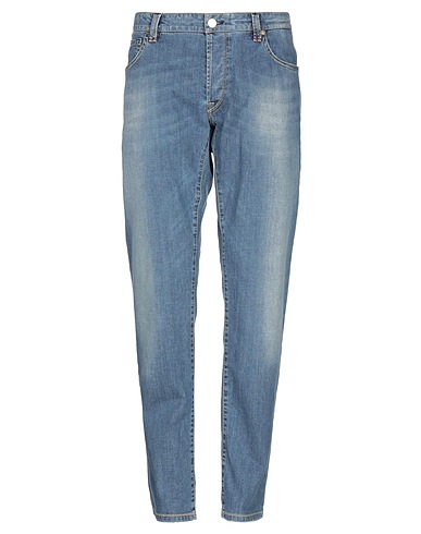 TRAMAROSSA Denim trousers Blue 98% Cotton, 2% Lycra®