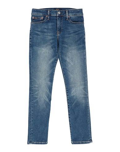POLO RALPH LAUREN Denim pants Blue 92% Cotton, 6% Elasterell-p, 2% Elastane