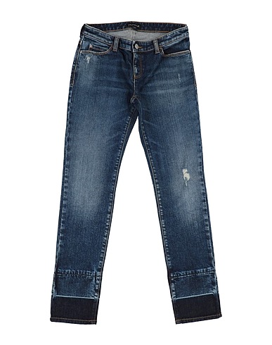 EMPORIO ARMANI Denim pants Blue 98% Cotton, 2% Elastane