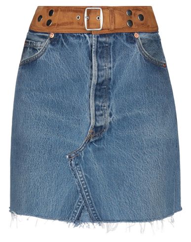 Click to view more detailed imagery on our partner's website Re/done With Levi's Denim Skirt In Blue