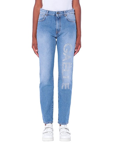 GAëLLE Paris Denim pants Blue 100% Cotton