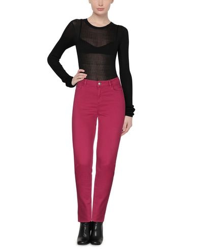 Shop My Twin Twinset Woman Jeans Garnet Size 31 Cotton, Elastomultiester, Elastane In Red