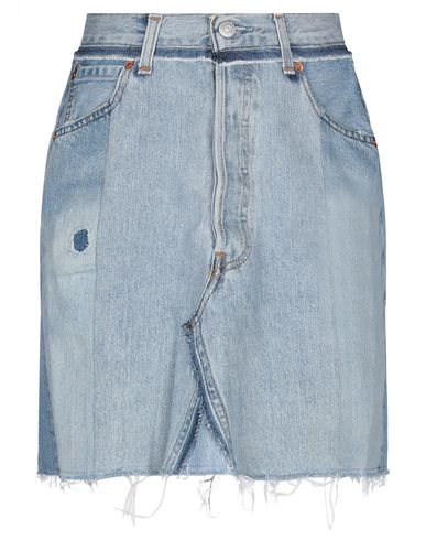 Click to view more detailed imagery on our partner's website Re/done With Levi's Denim Skirt In Blue