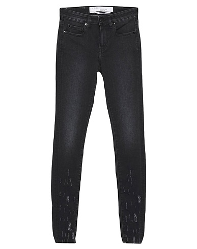 IRO Denim trousers Black 92% Cotton, 6% Elastomultiester, 2% Elastane
