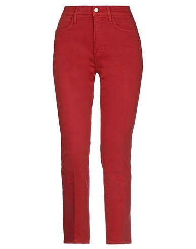 FRAME Denim pants Brick 92% Cotton, 6% Polyester, 2% Elastane
