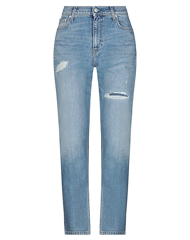 CALVIN KLEIN JEANS Denim trousers Blue 100% Cotton