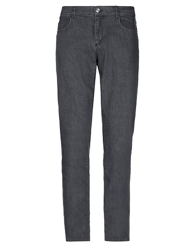 TRUSSARDI JEANS Denim trousers Black 80% Polyester, 20% Cotton