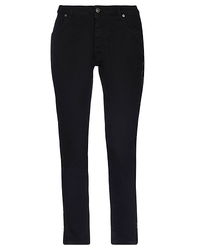 GAëLLE Paris Denim trousers Black 98% Cotton, 2% Elastane