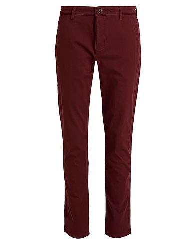 DOCKERS Casual trouser Chocolate brown 84% Cotton, 16% Elastane