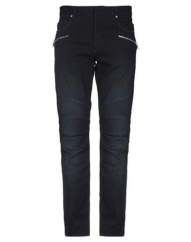 BALMAIN Denim pants Black 98% Cotton, 2% Polyester
