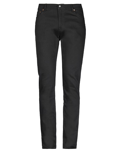 ACNE STUDIOS Denim trousers Black 94% Cotton, 5% Polyester, 1% Elastane