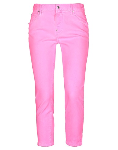 DSQUARED2 Denim pants Fuchsia 98% Cotton, 2% Elastane