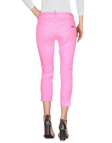 Shop Dsquared2 Woman Jeans Fuchsia Size 4 Cotton, Elastane In Pink