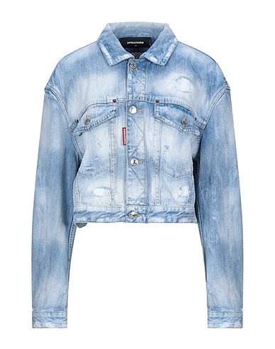 DSQUARED2 Jeansjacke Blau 100% Baumwolle, Polyester, Viskose