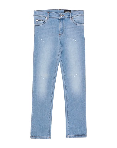 DOLCE&GABBANA Denim trousers Blue 98% Cotton, 2% Elastane