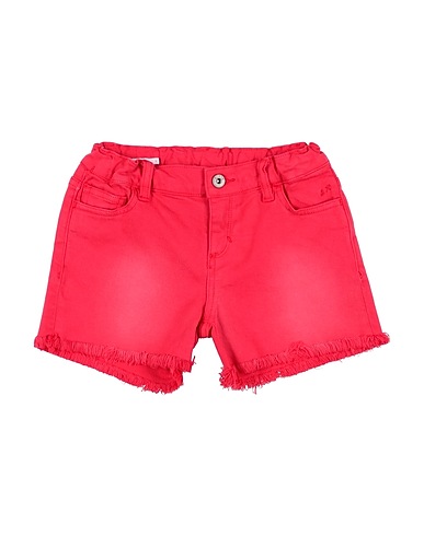 SUN 68 Denim shorts Red 88% Cotton, 11% Polyester, 1% Elastane