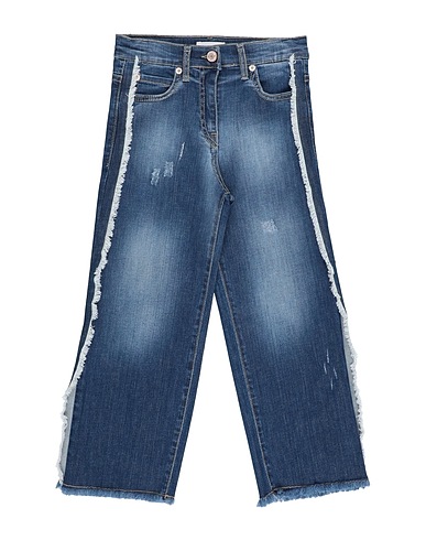GAUDÌ Denim trousers Blue 98% Cotton, 2% Elastane