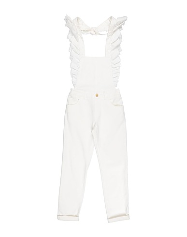 PHILOSOPHY di LORENZO SERAFINI Salopette Bambini Bianco 97% Cotone, 3% Elastan