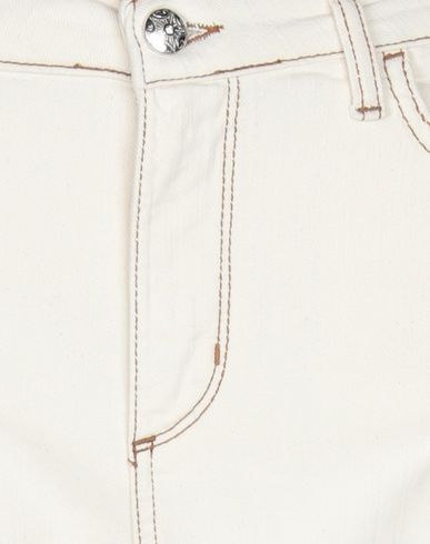 Merci .., Woman Jeans White Size 29 Cotton, Elastane In White