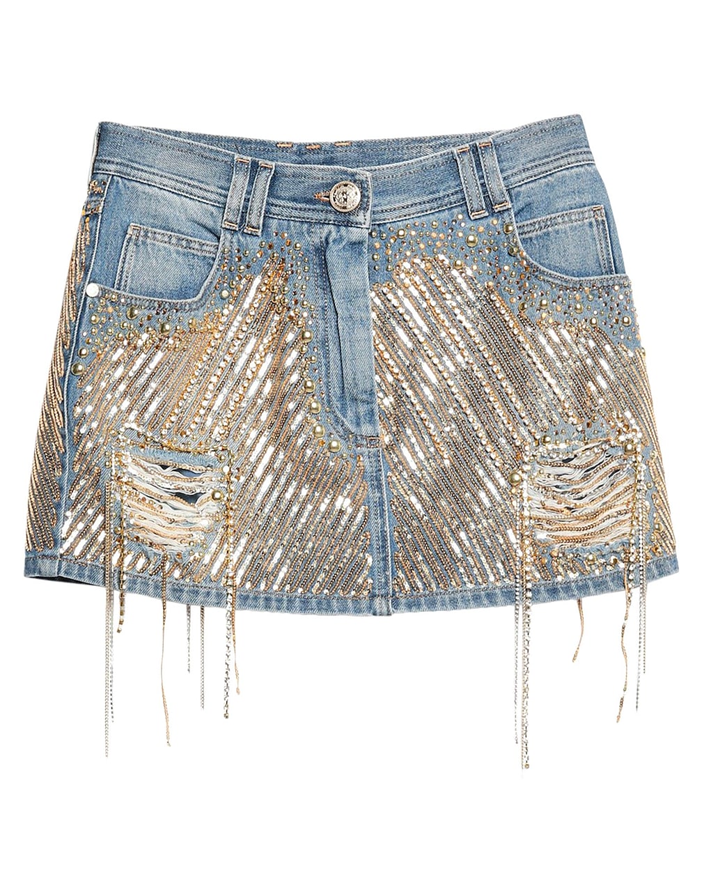 BALMAIN - Jupes en jean