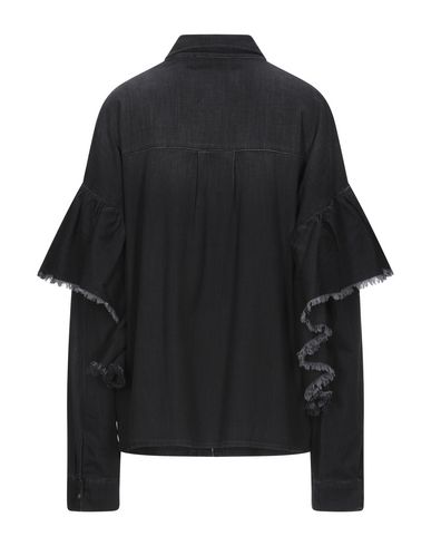 Gaelle Paris Denim Shirts In Black