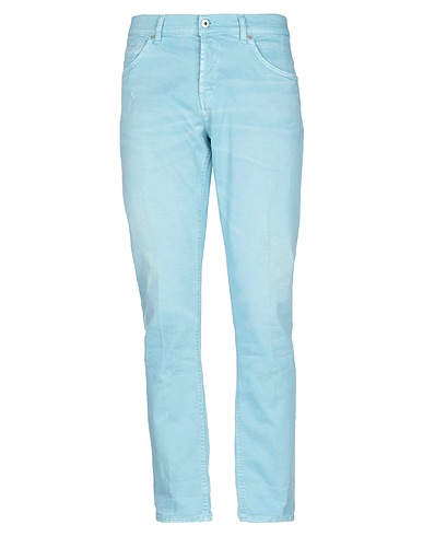 DONDUP Denim pants Sky blue 98% Cotton, 2% Elastane
