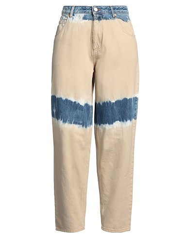 ALBERTA FERRETTI Pantalones vaqueros Beige 100% Algodón