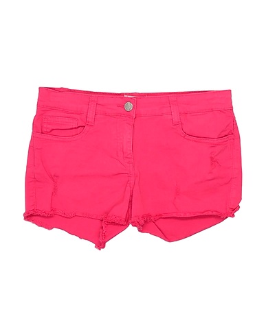 MAËLIE Denim shorts Fuchsia 98% Cotton, 2% Elastane