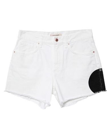 DON THE FULLER DON THE FULLER WOMAN DENIM SHORTS WHITE SIZE 25 COTTON,42818116TW 2