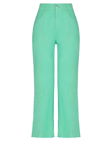 JUCCA Bootcut Jeans Green 99% Cotton, 1% Elastane