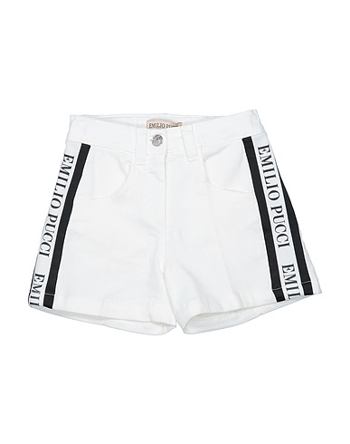PUCCI Shorts Weiß 98% Baumwolle, 2% Elastan