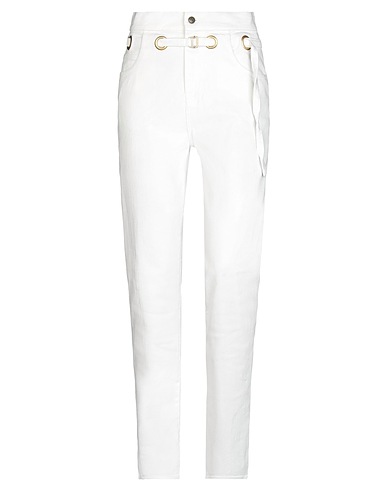 PHILOSOPHY di LORENZO SERAFINI Denim pants White 97% Cotton, 3% Elastane