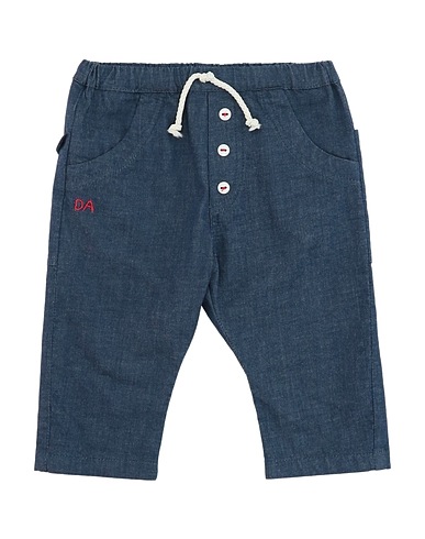 GREY DANIELE ALESSANDRINI Denim pants Blue 98% Cotton, 2% Elastane