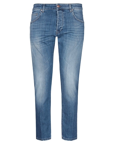 DON THE FULLER Denim trousers Blue 98% Cotton, 2% Elastane