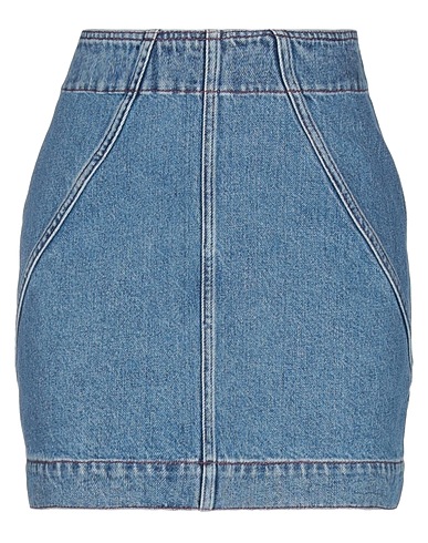 PHILOSOPHY di LORENZO SERAFINI Denim skirt Blue 100% Cotton