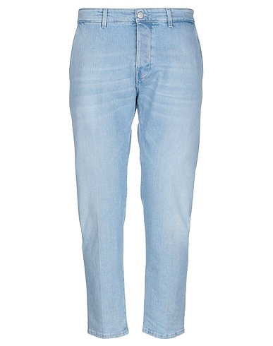 HAIKURE Denim trousers Blue 94% Cotton, 4% Polyester, 2% Elastane