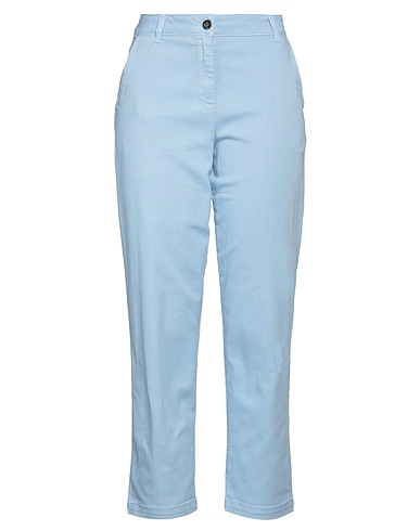 SEMICOUTURE Denim pants Sky blue 98% Cotton, 2% Elastane