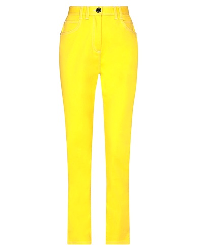 BALMAIN ジーンズ イエロー コットン 98% / ポリウレタン 2%