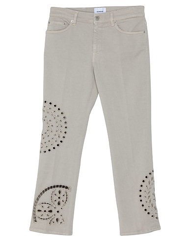 DONDUP Casual trouser Beige 98% Cotton, 2% Elastane