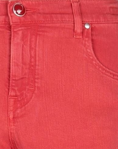 JACOB COHЁN JACOB COHЁN WOMAN JEANS RED SIZE 30 COTTON, ELASTANE 42820208HE 6