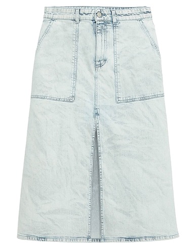 STELLA McCARTNEY Denim skirt Blue 98% Cotton, 2% Elastane
