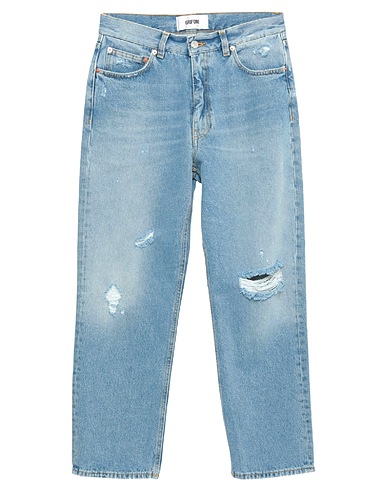 GRIFONI Denim pants Blue 100% Cotton