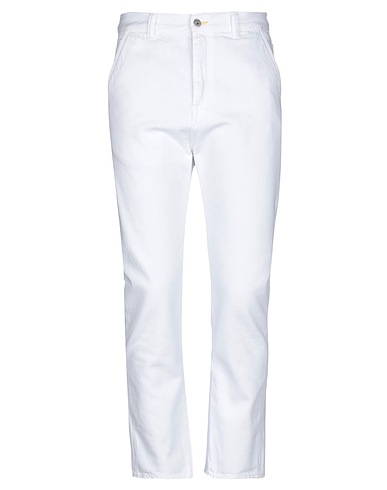 EDWIN Denim trousers White 99% Cotton, 1% Elastane