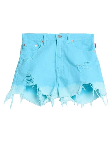 DENIMIST Denim shorts Sky blue 100% Cotton