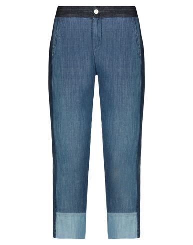 MANILA GRACE MANILA GRACE WOMAN DENIM PANTS BLUE SIZE 6 COTTON,42820679GX 4