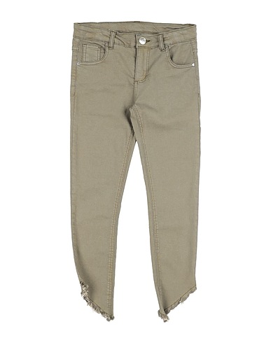 GUESS Denim trousers Military green 95% Cotton, 5% Elastane