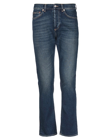 GRIFONI Denim pants Blue 98% Cotton, 2% Elastane