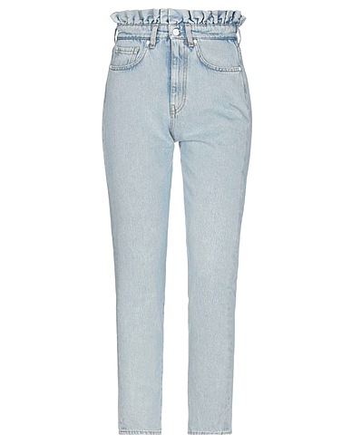 P_JEAN Denim trousers Blue 100% Cotton
