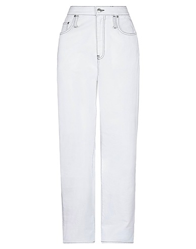 DEPARTMENT 5 Denim trousers White 98% Cotton, 2% Elastane