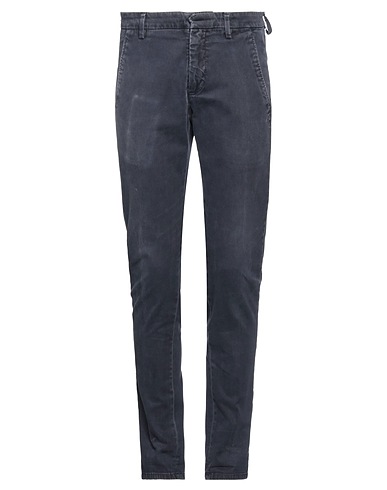 DONDUP Denim trousers Navy blue 98% Cotton, 2% Elastane